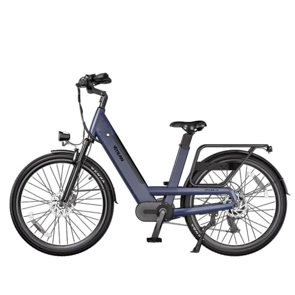 Electric bicycle VITILAN L5, 500W motor, 48V 15Ah battery, top speed 40 km/h, cruising range 100km, 26x 2.4-inch tires