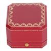 2PCS Ring Box Jewelry Storage Display Ring Gift Case for Proposal Engagement WeddingRed