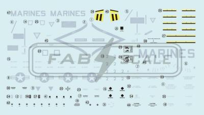 Fab Scale Studio масштаб 2025 оснащенный самолет пластиковая модель декали FABD48082 1/48 AV-8B+ VMA-231 LHD-5 (самолет)