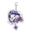 Honkai Star Rail Sunday Acheron Black Swan Sparkle Robin Misha Cosplay Keychain Acrylic Pendant Keyring