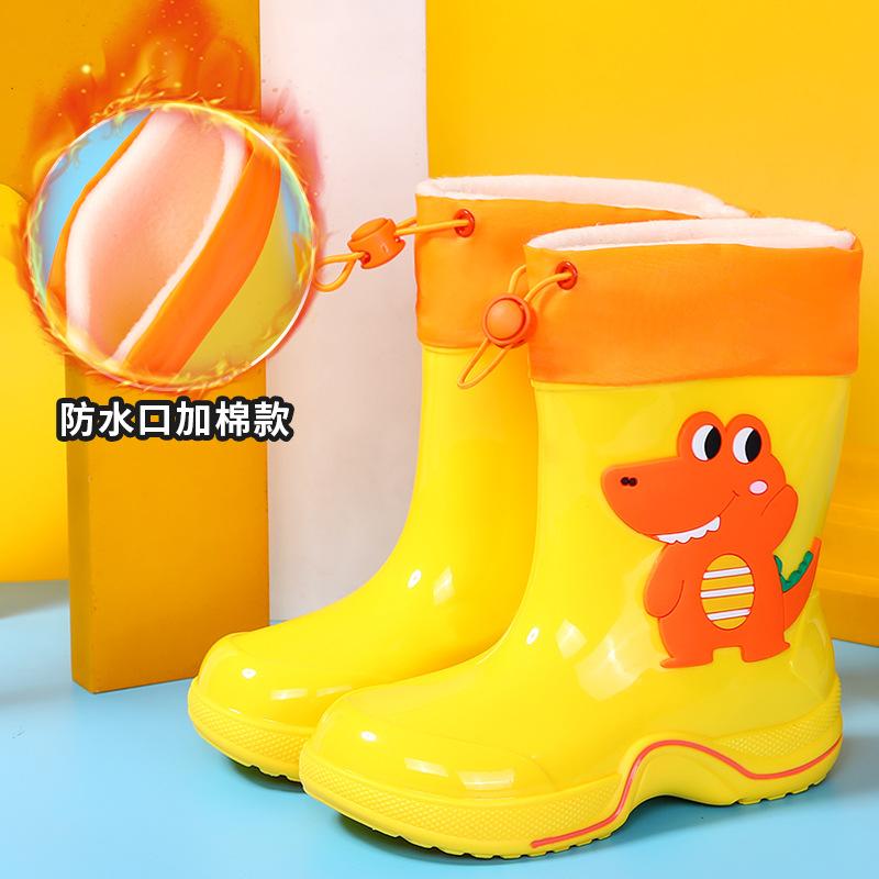 Детские дождевики с героями мультфильмов для детей 3-10 лет, водонепроницаемые и нескользящие детские дождевики, детская резиновая обувь, бахилы для малышей