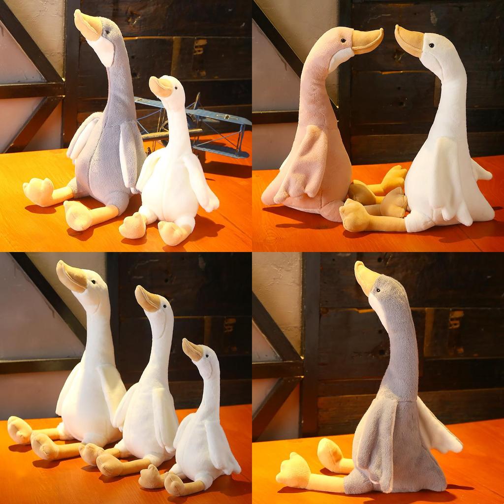 Милая белая, розовая, серая плюшевая игрушка-лебедь, плюшевая кукла, подушка для детей, младенцев, подарок и утешение