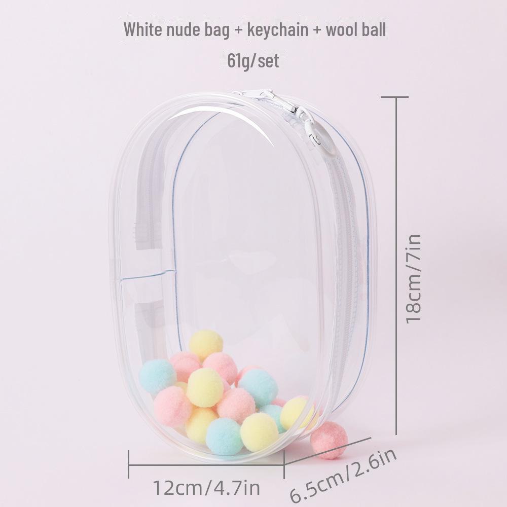 Labubu Высокопрозрачный ПВХ Аниме Кукла Пылезащитный Подвесной Мешок Прозрачный ПВХ Сумка для Прогулок для Демонстрации и Хранения Слепых Коробок