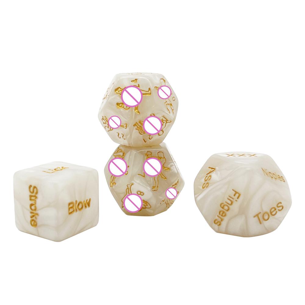 Romantic Naughty Dice Set for Adults Couple Funny Dice Couples Game for Anniversary Valentines Day Wedding Gift