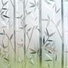 Bamboo Window Film Stained Glass Film Frosted Privacy Window Decal Decorative Window Cling No Glue Removable Window Stickers
