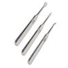 3pcs Nail Cuticle Trimmer Stainless Steel Professional Cuticle Nail Remover Pusher for Manicure