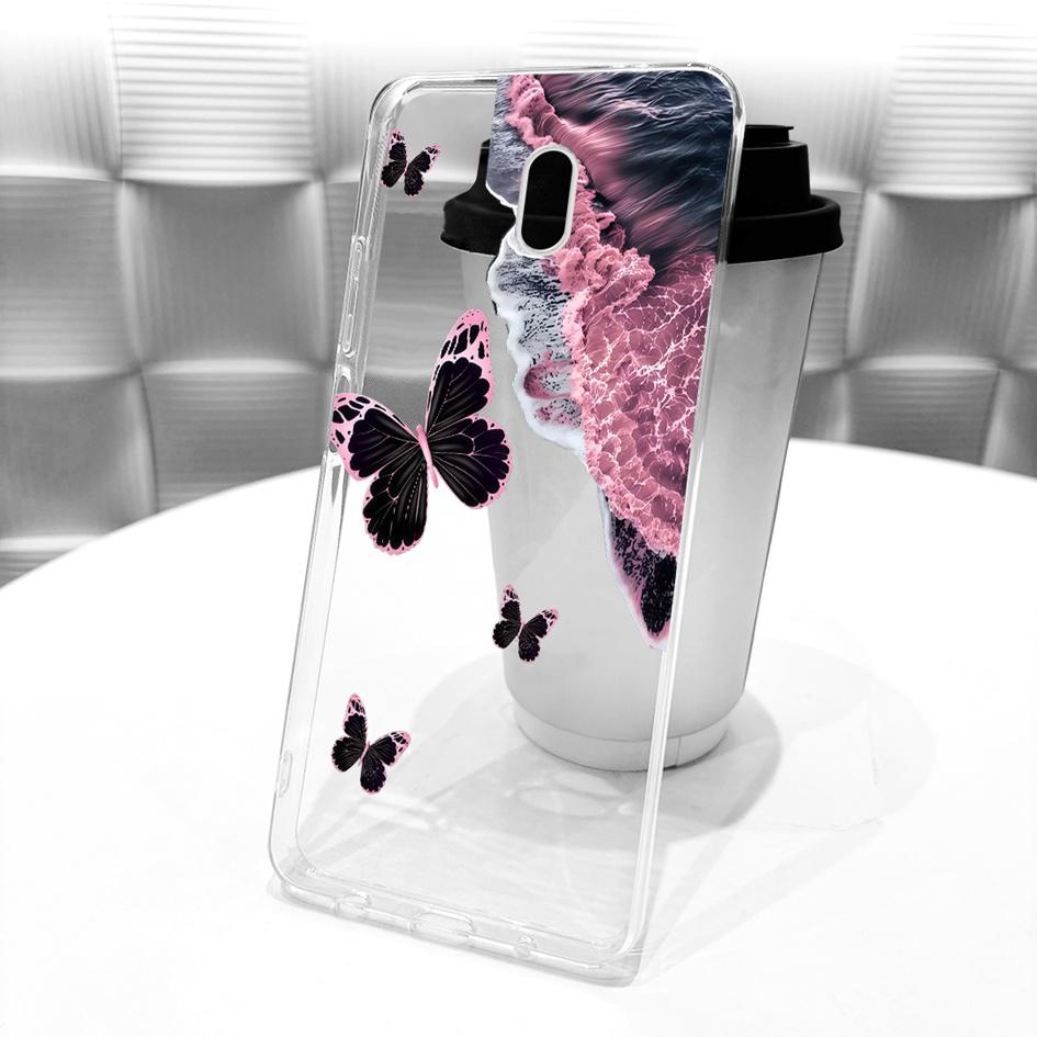 Case For Xiaomi Redmi 8A Cover Transparent Silicone Soft TPU Shockproof Bumper For Xiaomi Redmi 8 Funda Redmi8a Pro Flower Cases