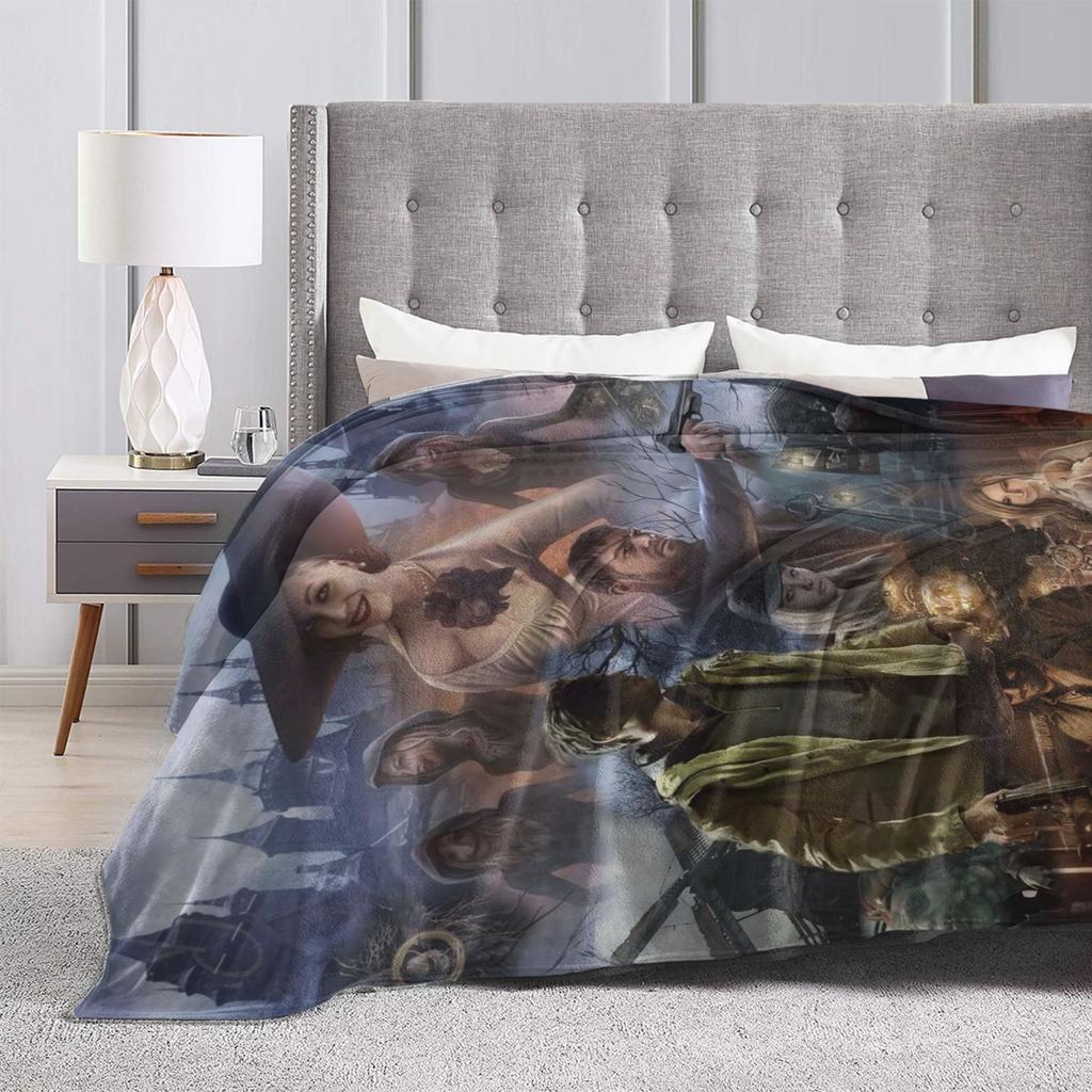Resident Evils Village Soft Blanket  Kids Plush Throw Blanket Print Couch Chair Flannel Bedspread Sofa Bed Cover