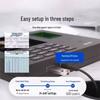 Deli AH21 Cloud Biometric Attendance Machine CN plug (adapter included)