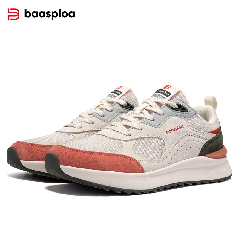 BAASPLOA Женская повседневная спортивная обувь с сетчатой поверхностью, дышащая, нескользящая, удобная брендовая женская обувь для бега на открытом воздухе, повседневная спортивная женская обувь