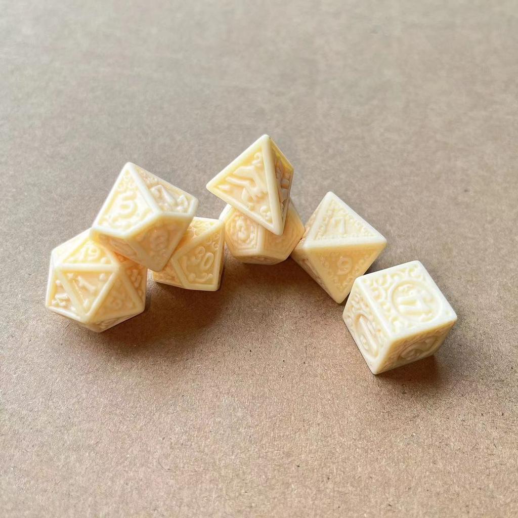 7 шт./лот, многогранные игральные кости из смолы D&D D4 D6 D8 D10 D% D12 D20, многогранные игральные кости TRPG, настольные игры