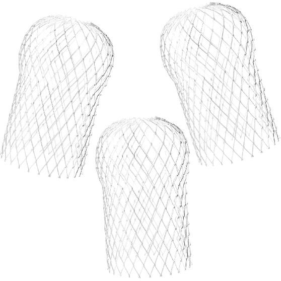 Leaf Filter Gutter Guards 3pcs Stainless Steel Retractable Roof Drain Filter Gutter Downspout Strainer