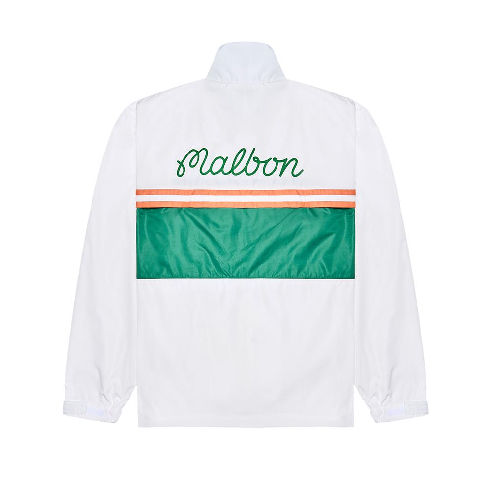 Malbon Golf [Vacation Club] Costanzo Windbreaker White (Man)