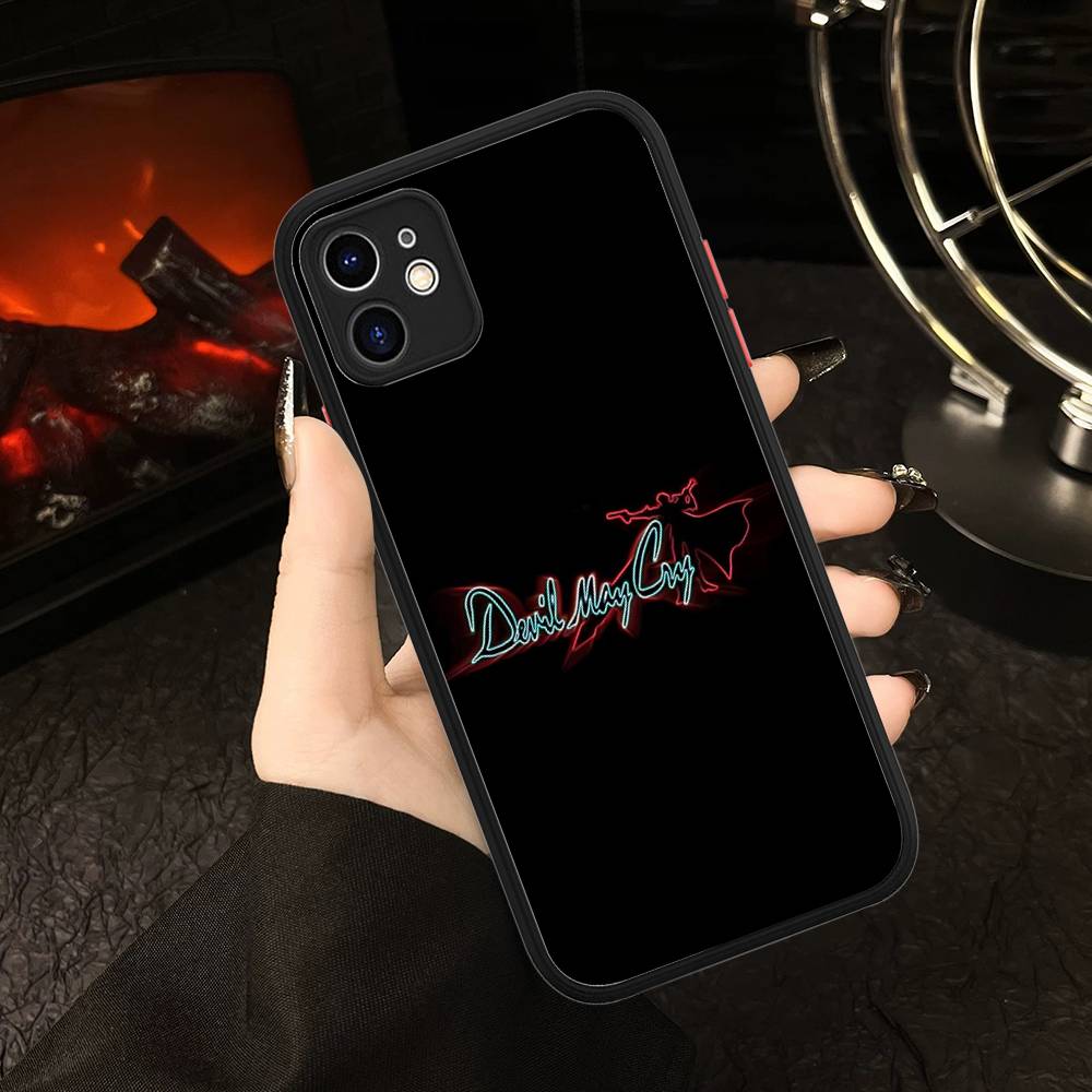 Classic Action Game D-Devil M-May C-Cry For Silicone Matte Phone Case For IPhone 16 Pro Max 15 14 13 12 11 X XS MAX