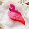 1 шт. Ацетатная заколка-краб для волос в виде фламинго для женщин, мультяшная заколка-краб для волос, милая заколка для волос для девочек