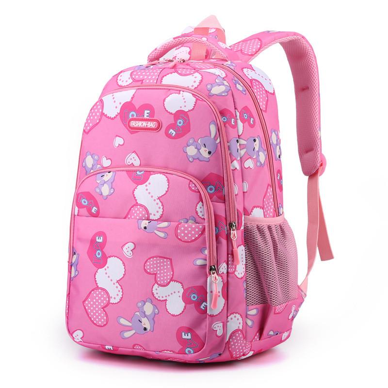 Rabbit Children Pattern Schoolbag Large Capacity Breathable Backpack Student