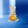 Sweet And Cute Bunny Brooch Female High-End Crystal Zircon Zodiac Rabbit Suit Pin Accessories