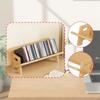 Book Holder Rack for Office with Vinyl Record Display