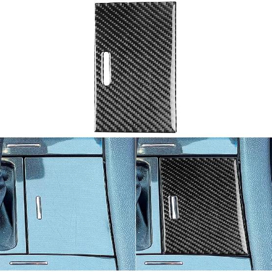 Window Lift Switch Trim for Ford Taurus 2013-2019 Accessories Black | Soft Carbon Fiber Sticker | Upgrades for Car | Only for Left-Hand Drive |