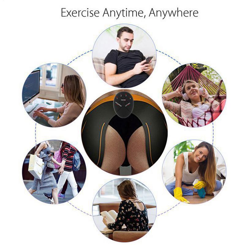 Тренажер для бедер Массажер Стимулятор мышц ягодиц Фитнес Тонизирующее средство для ягодиц Лифтинг Ноги Руки Похудение Массажер Моделирование тела