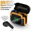 Настоящая беспроводная гарнитура Bluetooth5.3, 9D HIFI звуковые наушники, мини-наушники-вкладыши Bluetooth 5.3, гарнитура для вождения с громкой связью и микрофоном