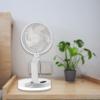 Desk Fan with Night Light Quiet Operate Foldable 3 Speeds Adjustable Portable Small Table