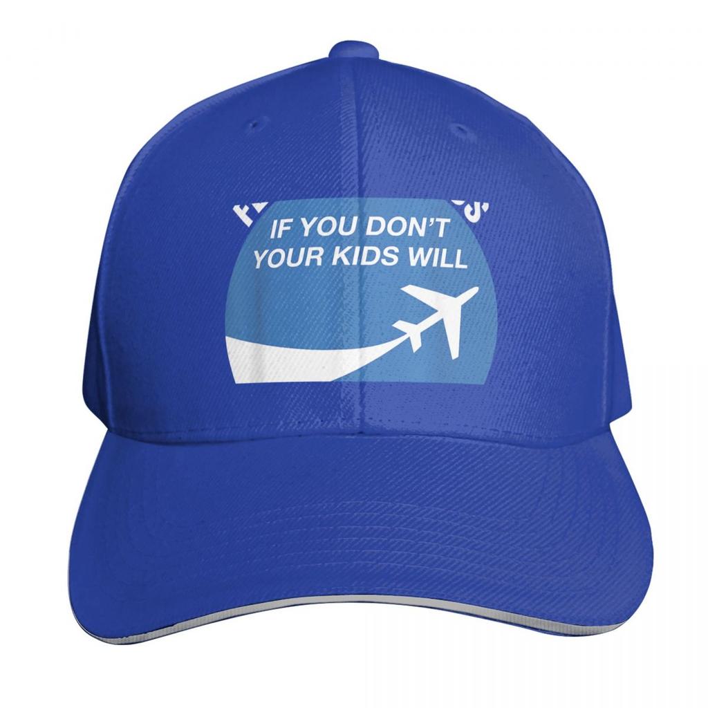 Funny Flying Fly First Class If You Dont Your Kids Will Baseball Cap Lightweight Packable Gift For Him Her Casual Daily Wear