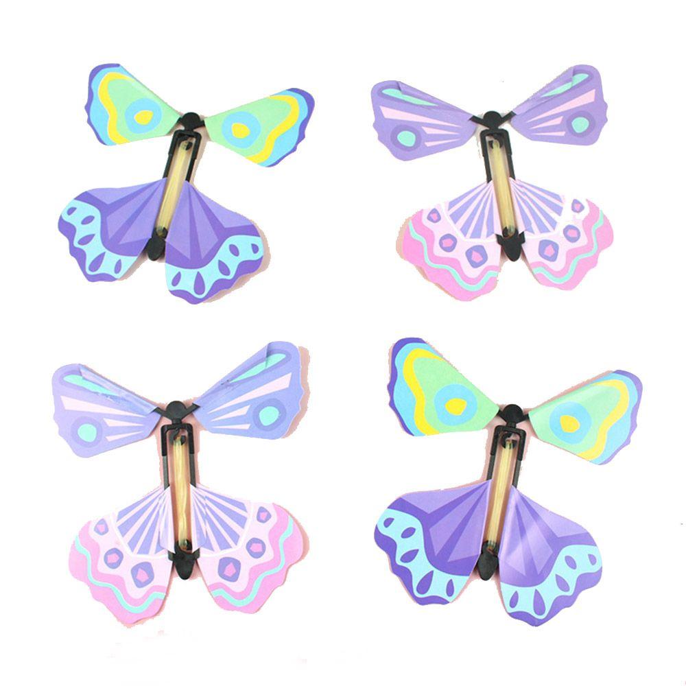 Colorful Fairy Powered Flying Butterfly Flying in the Book Magic Tricks Card Magic Toy