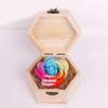 2024New Wooden Soap Box Flower Rose Small Wooden Box Gift Wood Soap Case Valentine Day Handmade Flower Soap Flower Birthday Gift