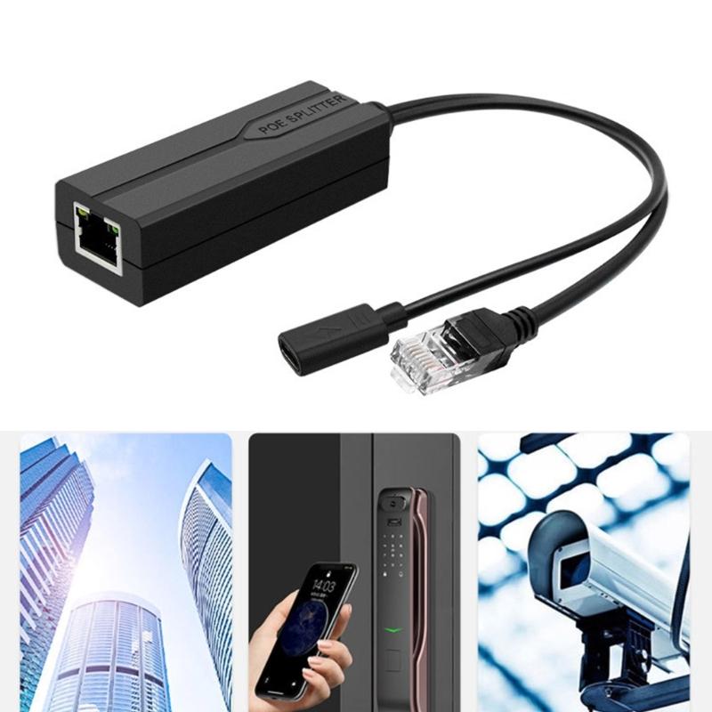Надежный USB C POE-разветвитель, преобразователи питания POE с интерфейсами USB C, 48 В в 5 В, стабильный выход, энергосбережение