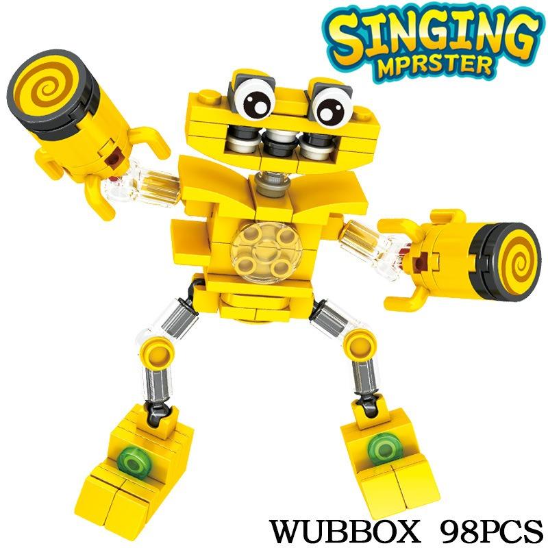 Конструктор My Singing Monster Мультяшная Музыкальная Развивающая Игра Строительные Блоки DIY Игрушка Детский Взрослый Подарок на День Рождения Рождество