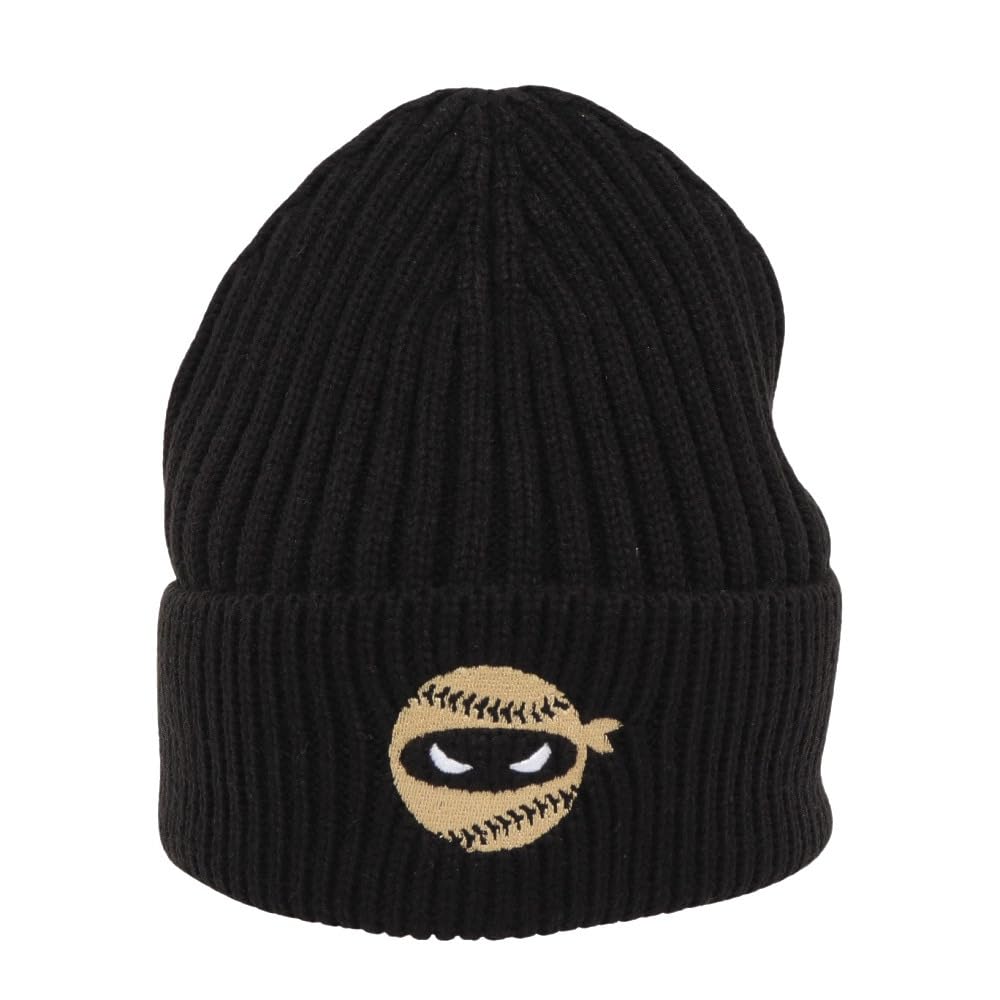 Шапочка с вышивкой BEANNIE BLACK [Pitching Ninja]