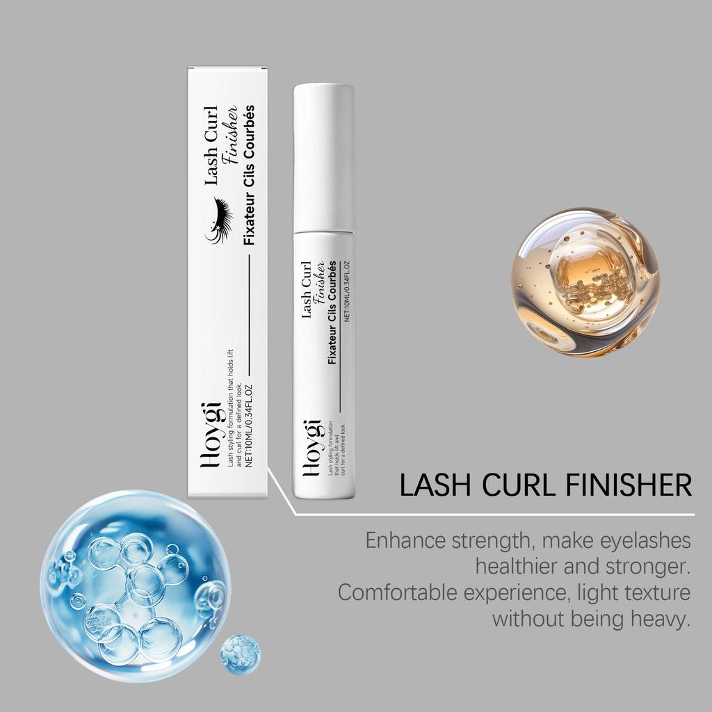 Hoygi eyelash curling styling liquid is quick-drying, not easy to smudge, natural and long-lasting, daily makeup effect 10ml