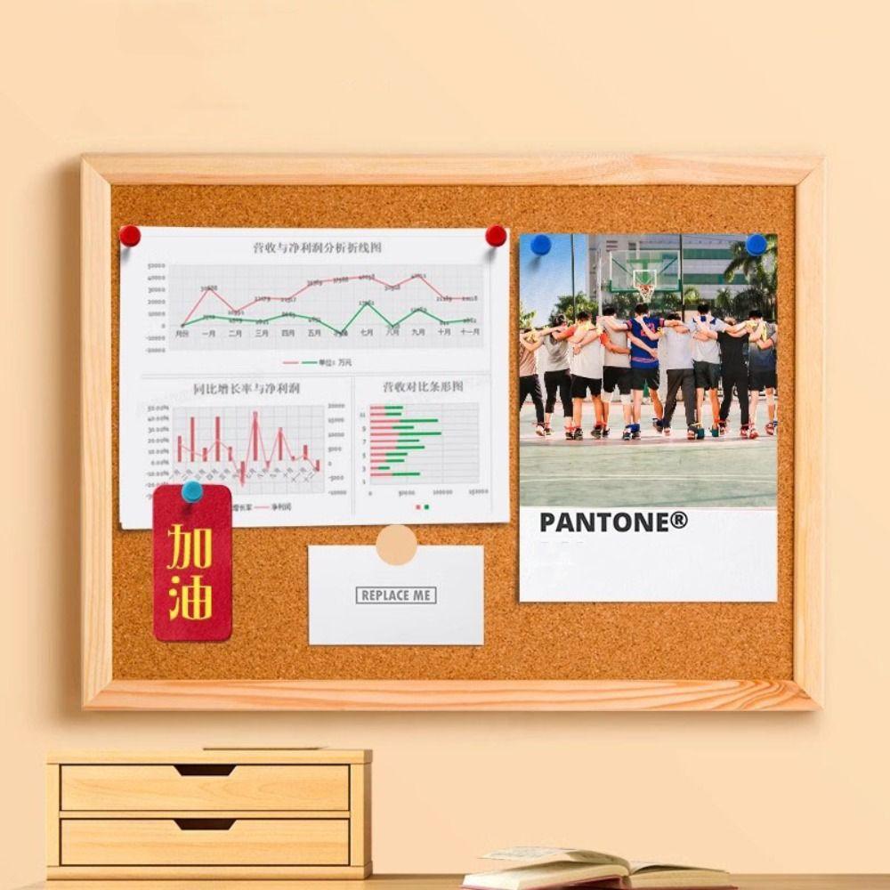 Двусторонняя фотодоска Утолщенные доски объявлений Украшения для дома Пробковая доска объявлений Офис