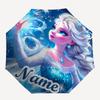Personalized Name F-Frozen Print Umbrella - Automatic Open/Close, Eight-Rib Durable Frame, Automatic Folding Umbrella