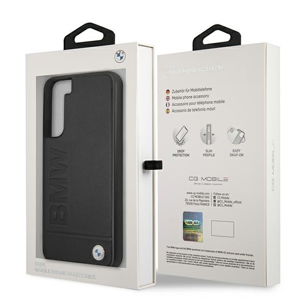 Чехол для Samsung Galaxy S22 Plus BMW Hardcase Signature Logo Черный