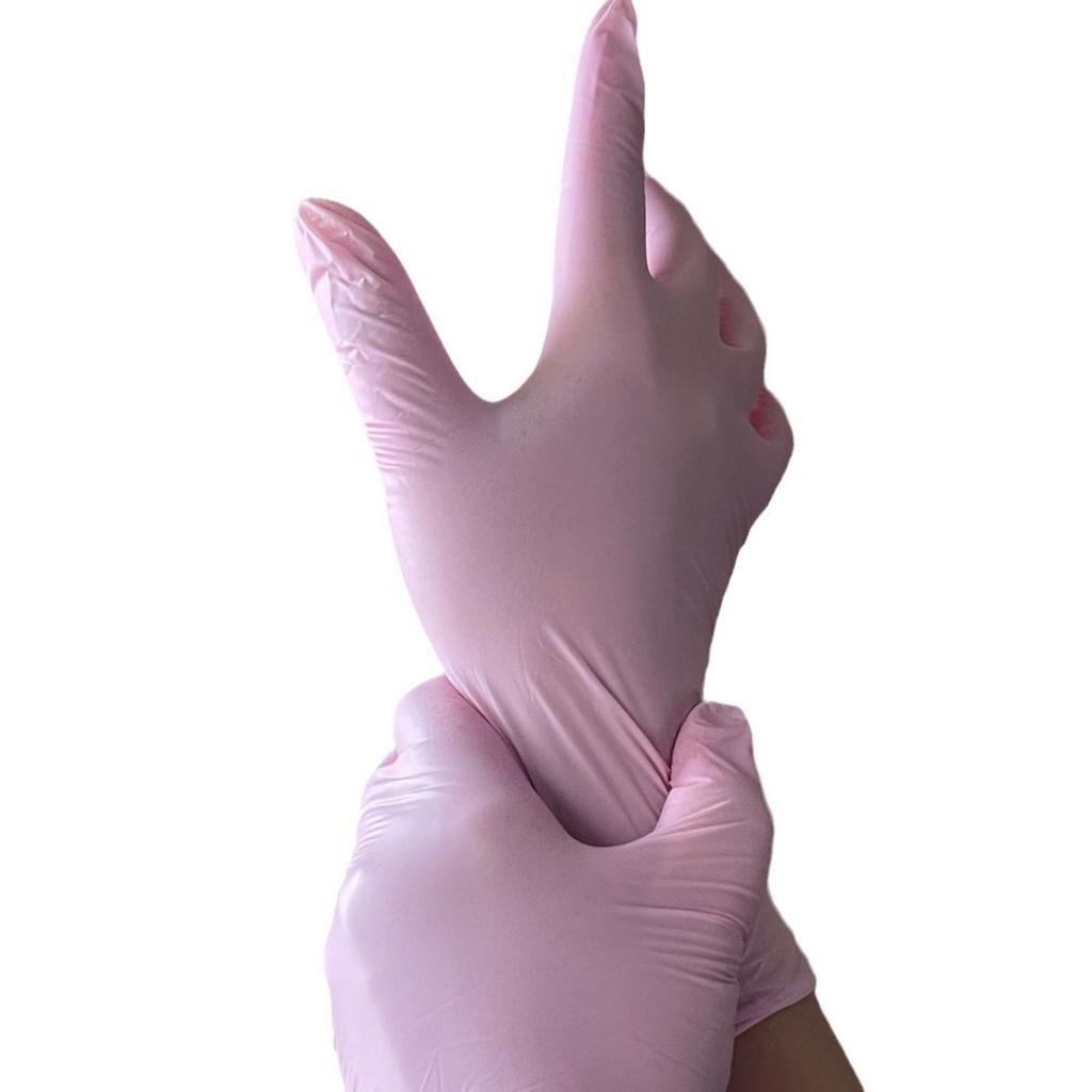 100pcs Disposable Nitrile Gloves Thickened Wear - Resistant Protective Food - Grade Gloves Complete In Colors Anti - Slip Gloves