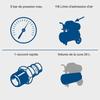 Compresseur de 24 litres SCHEPPACH HC24-8S-A 750 W
