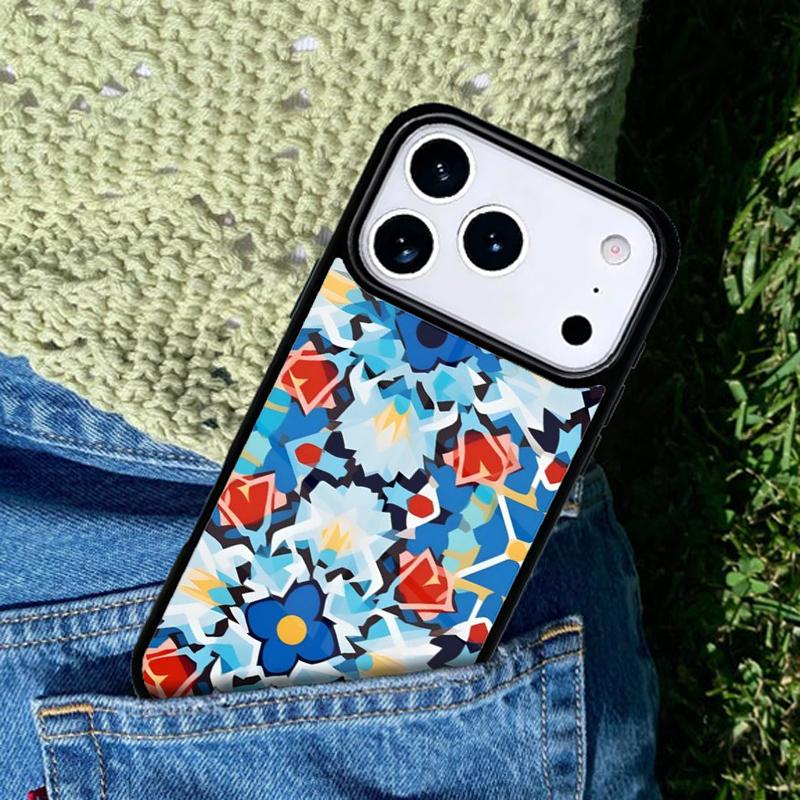 Чехол для мобильного телефона с узором марокканской мозаики Совместим с IPhone 17 16 15 14 13 12 11Pro Max 17 Air cover