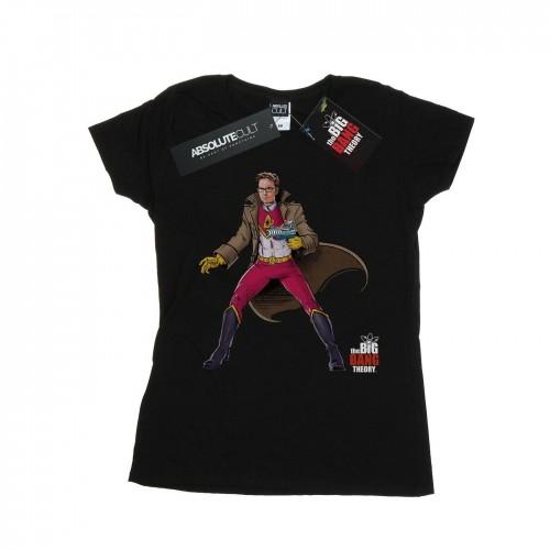 The Big Bang Theory Womens/Ladies Leonard Superhero Cotton T-Shirt