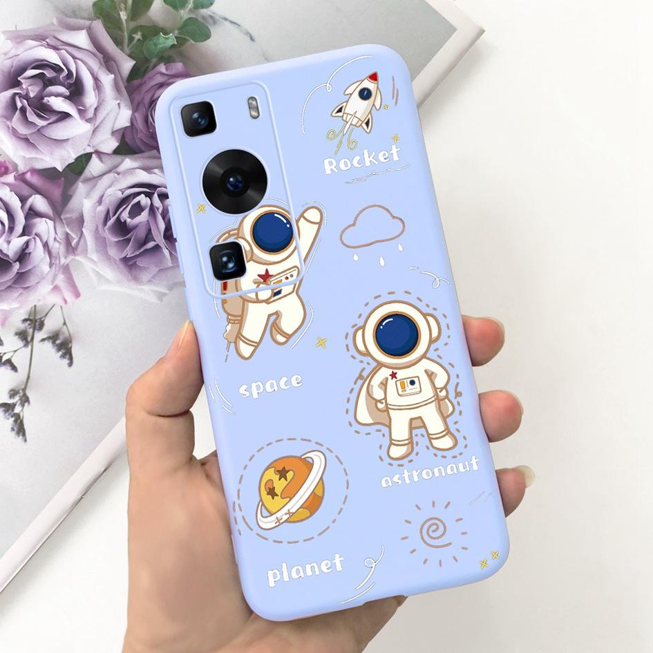 Для Huawei P60 Pro P 60 Чехол Милый Астронавт Мультяшный Тонкий Мягкий Силиконовый Защитный Чехол Для Huawei P60 Art P60Pro MNA-LX9 Чехол