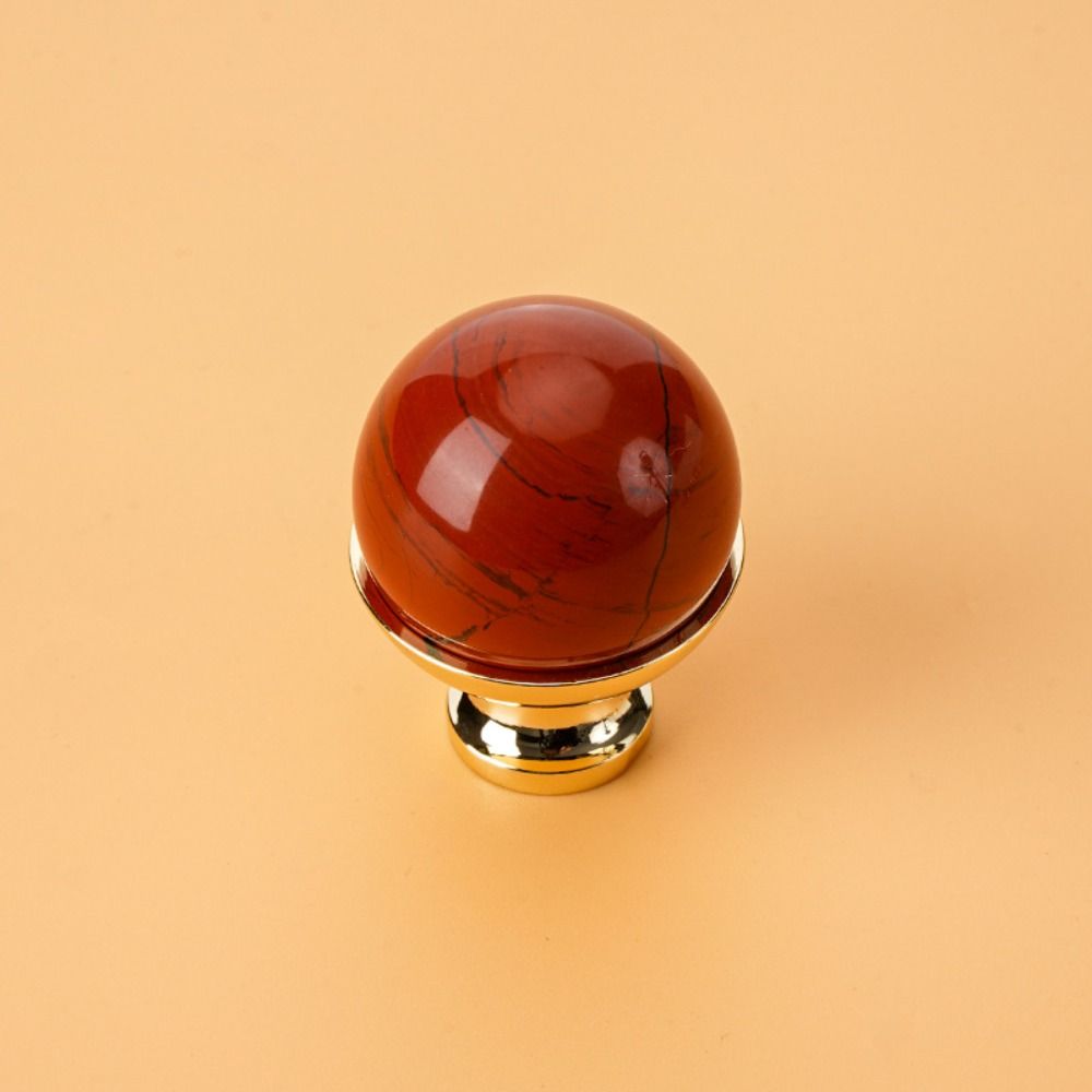 Многоцветные ручки для ящиков, одноотверстие, гальванизированные ручки для шкафов, декоративная отделка из латуни и мрамора, роскошь