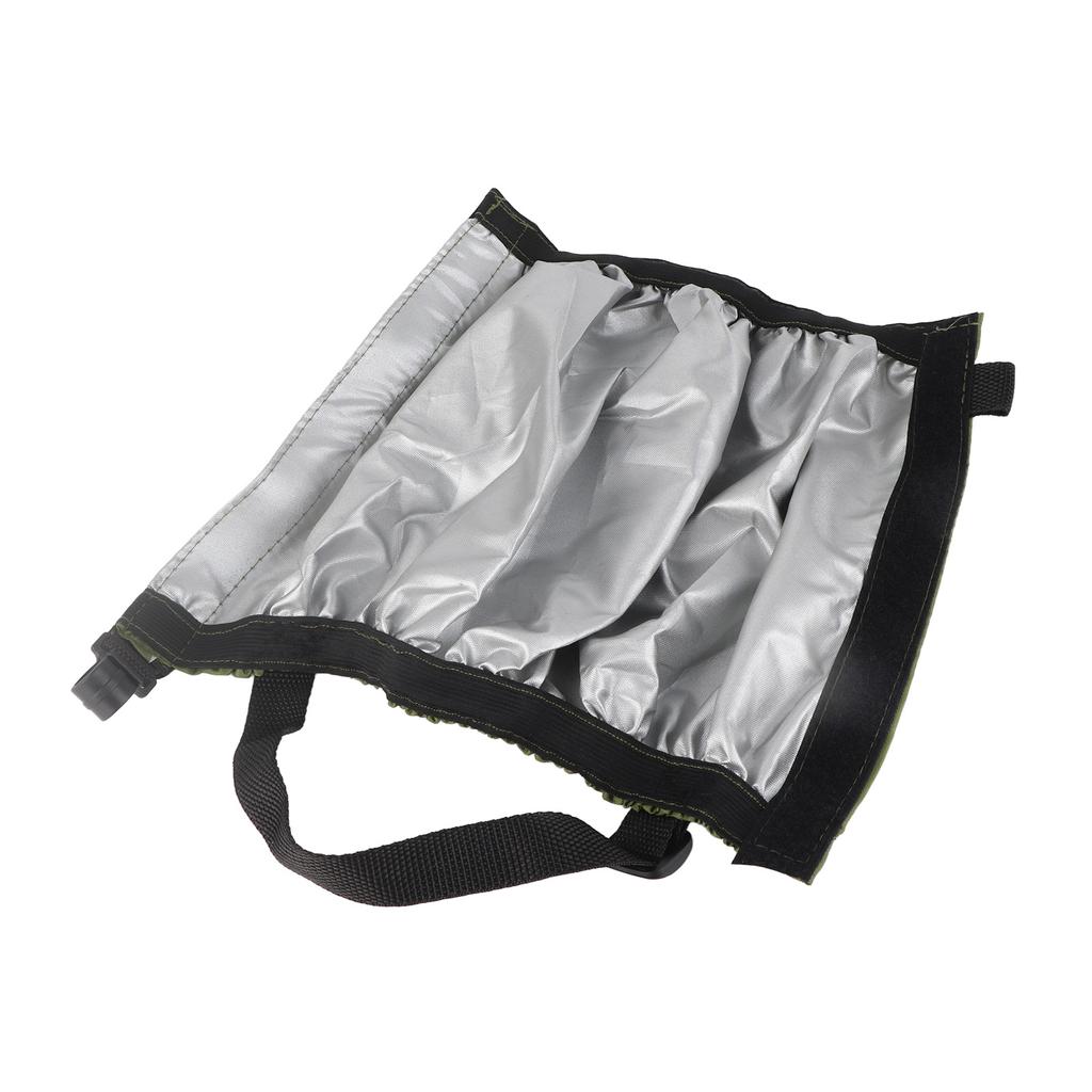 1 Pair Hiking Leg Gaiters Polyester Waterproof Legging Gaiters for Camping Mountain Climbing Fishing