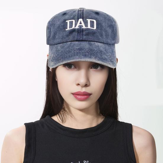 Бейсболка Защита от ультрафиолета Легкая дышащая Регулируемая застежка на ремешке Регулируемый ремешок Кепка от солнца Вышитая кепка