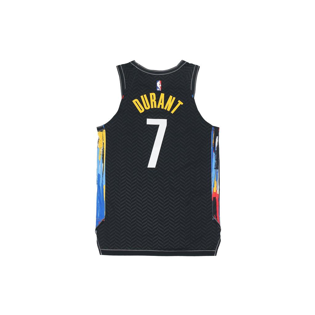 Nike Джерси Brooklyn Nets City Edition Swingman, версия игрока, мужские топы Kevin Durant #7, черные CN1572-015