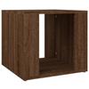 816551 vidaXL Table de chevet Chêne marron 41x40x36 cm Bois d'ingénierie
