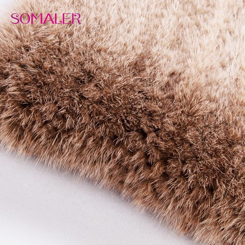 Зимний меховой шарф для женщин, шарф из натурального меха норки, топ с меховым кольцом, новинка, модный меховой шарф премиум-класса