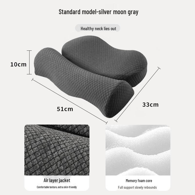 Подушка для шеи для путешествий: Подогреваемый шейный бандаж, пена с памятью для комфортного сна, съемный и моющийся для спящих на боку