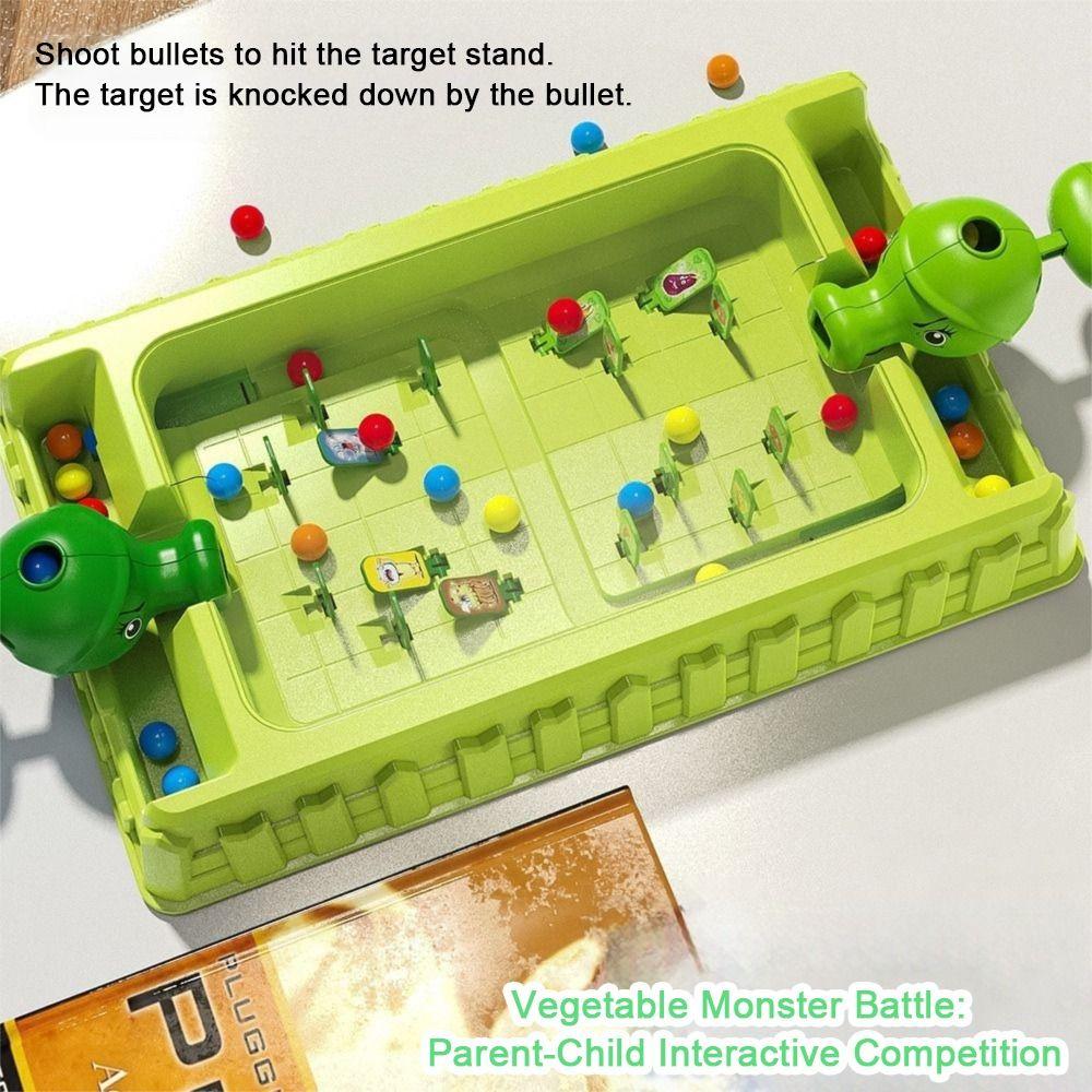 Table Top Design Double Pinball Machine 20/40/60pcs Beads Battle Game Children's Toy