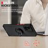 Чехол Armor Matte для Motorola Moto Edge 40 Neo Edge 30 Fusion Ultra Cover Ring Magnetic Holder Stand Business Full Protection